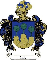 Escudo del apellido Caliz