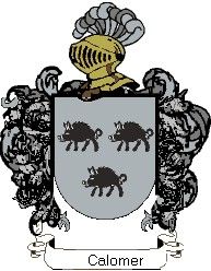 Escudo del apellido Calomer