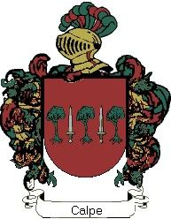 Escudo del apellido Calpe