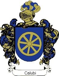 Escudo del apellido Calubi