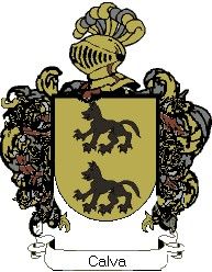 Escudo del apellido Calva