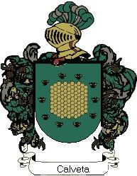 Escudo del apellido Calveta