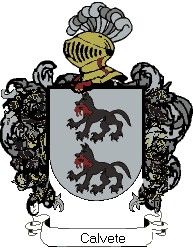 Escudo del apellido Calvete