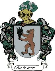 Escudo del apellido Calvo de artaza