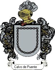 Escudo del apellido Calvo de puente