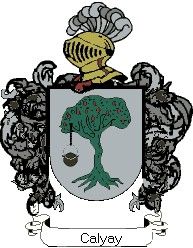 Escudo del apellido Calyay