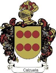 Escudo del apellido Calzuela