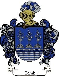 Escudo del apellido Cambil