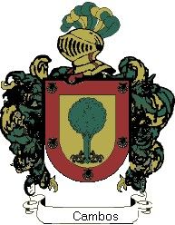 Escudo del apellido Cambos