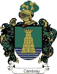 Escudo del apellido Cambray