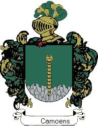 Escudo del apellido Camoens