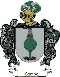 Escudo del apellido Campa