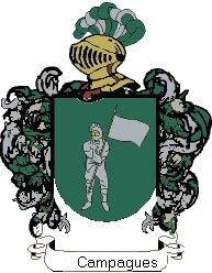 Escudo del apellido Campagues