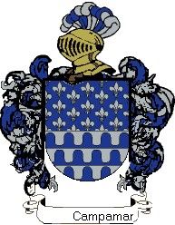 Escudo del apellido Campamar