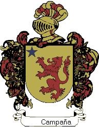 Escudo del apellido Campaña