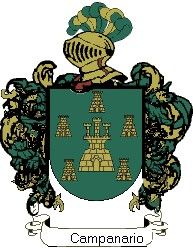 Escudo del apellido Campanario