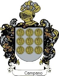 Escudo del apellido Campano