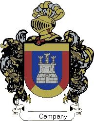 Escudo del apellido Campany