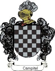 Escudo del apellido Campitel