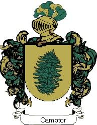 Escudo del apellido Camptor