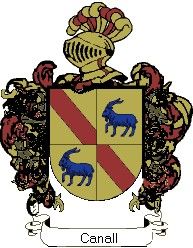 Escudo del apellido Canall