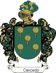 Escudo del apellido Cancedo