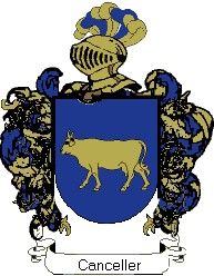 Escudo del apellido Canceller