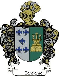 Escudo del apellido Candamo