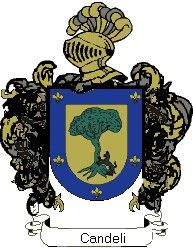 Escudo del apellido Candeli