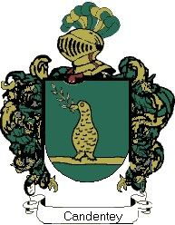 Escudo del apellido Candentey