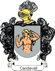 Escudo del apellido Candevall