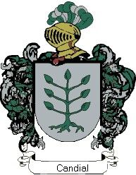 Escudo del apellido Candial