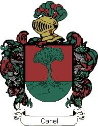 Escudo del apellido Canel