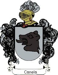 Escudo del apellido Canela