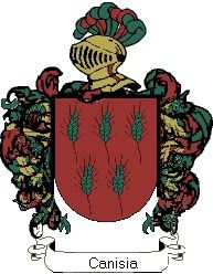 Escudo del apellido Canisia