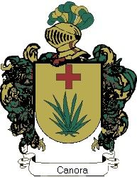 Escudo del apellido Canora