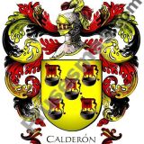 Escudo del apellido Calderón