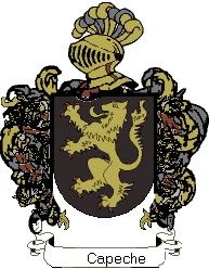 Escudo del apellido Capeche