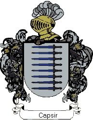 Escudo del apellido Capsir