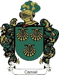 Escudo del apellido Carniel