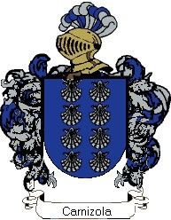 Escudo del apellido Carnizola