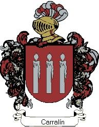 Escudo del apellido Carralín