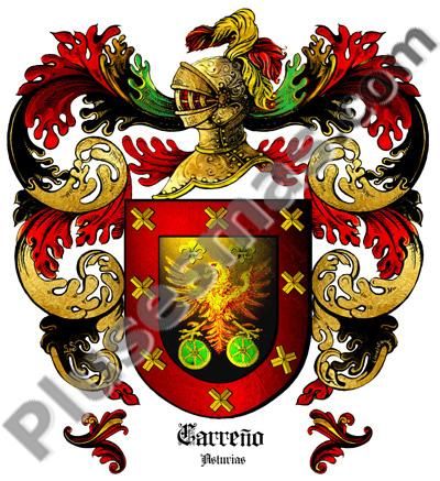 Escudo del apellido Carreño