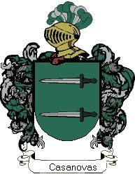 Escudo del apellido Casanovas