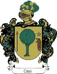 Escudo del apellido Casi