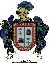 Escudo del apellido Caside