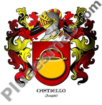 Escudo del apellido Castiello