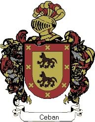 Escudo del apellido Ceban