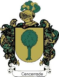 Escudo del apellido Cencerrade