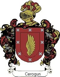 Escudo del apellido Cerogun